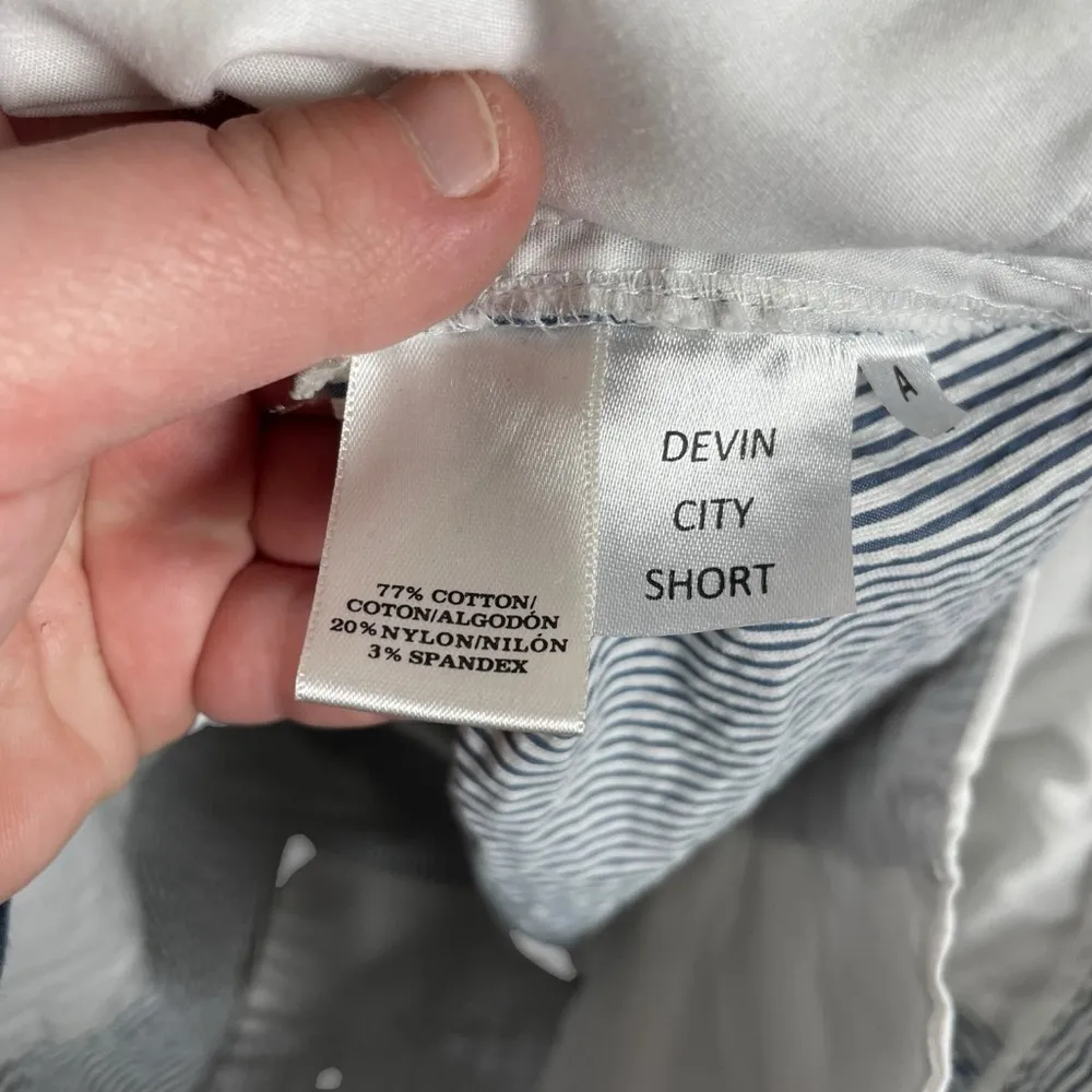 Ann Taylor Devin City Shorts in Blue/White Pinstripe Seersucker Size 6 - Image 8