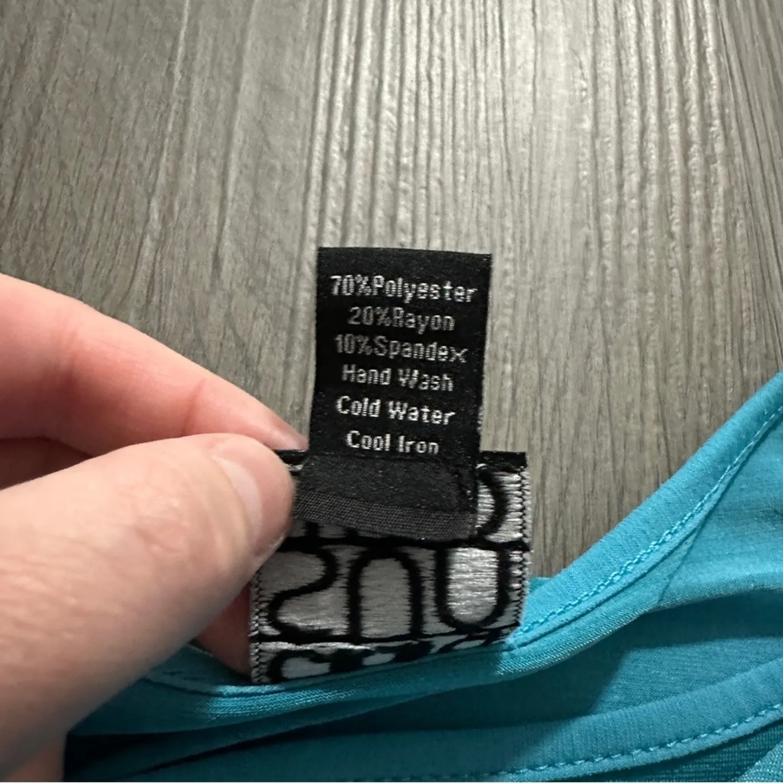 Clara Sun Woo Blue Ombre Oversized Half‎ Sleeve Pullover Top Size S - Image 6