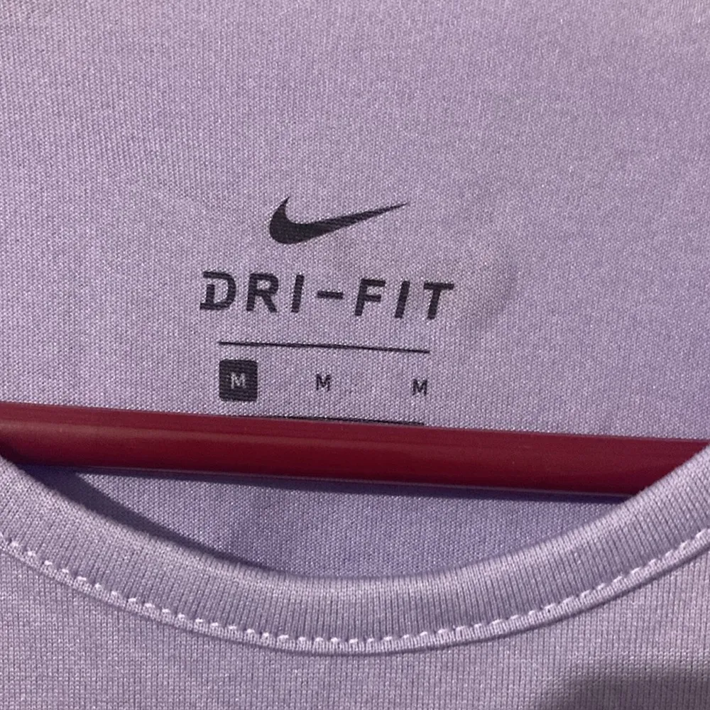 Nike “Just Do It” Lavender Work Out Tank Top Women’s Size Medium - Image 2