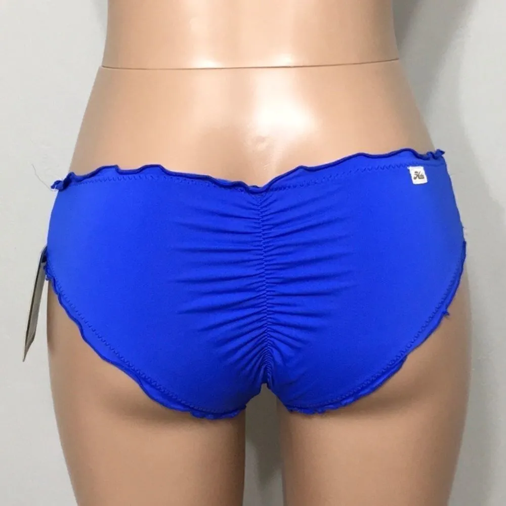 Hobie cobalt blue ruffle bikini bottoms. NWT - Image 3