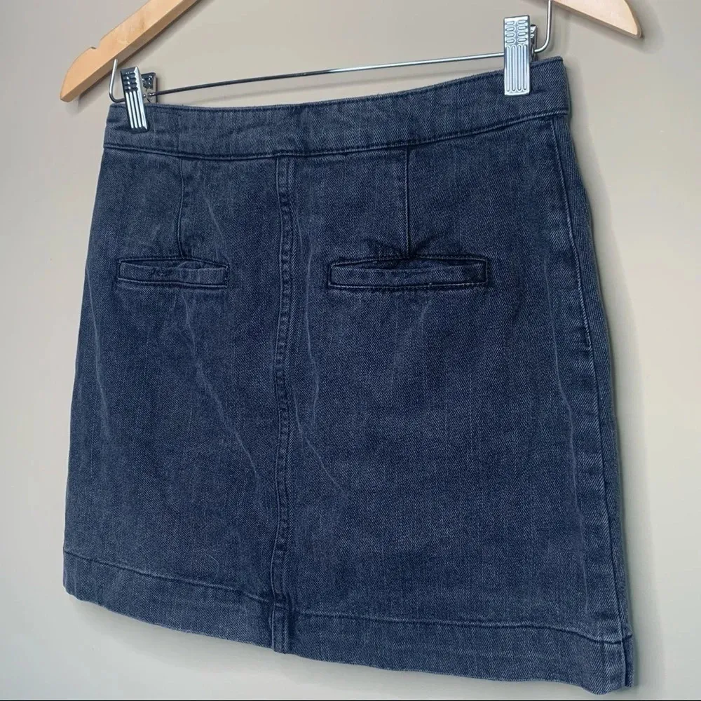 Free People Don’t Get Me Wrong Button Front Skirt Size 26 - Image 8