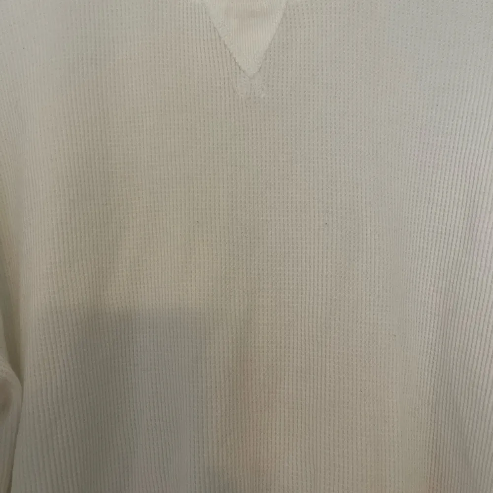 | white waffle knitted thermal - Image 4