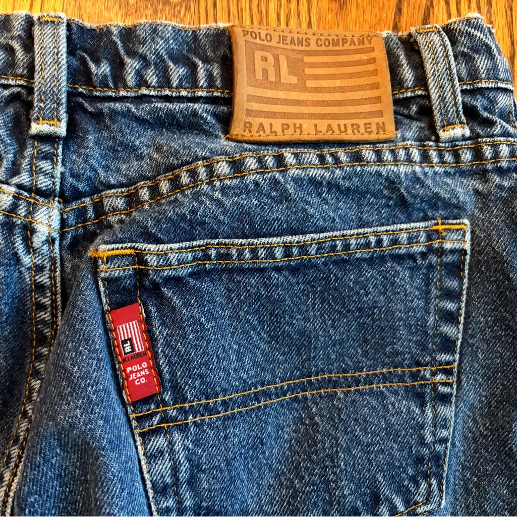 Vintage Polo Jeans Company Saturday Jeans 90s Ralph Lauren Hi Rise Straight 8 - Image 3