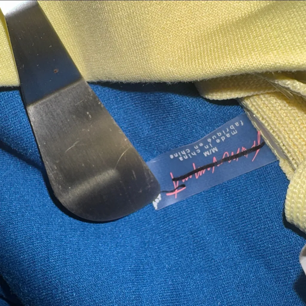 Free People  Pullover NEW Zig Zag Dandelion Combo medium quilted toggle - Image 8