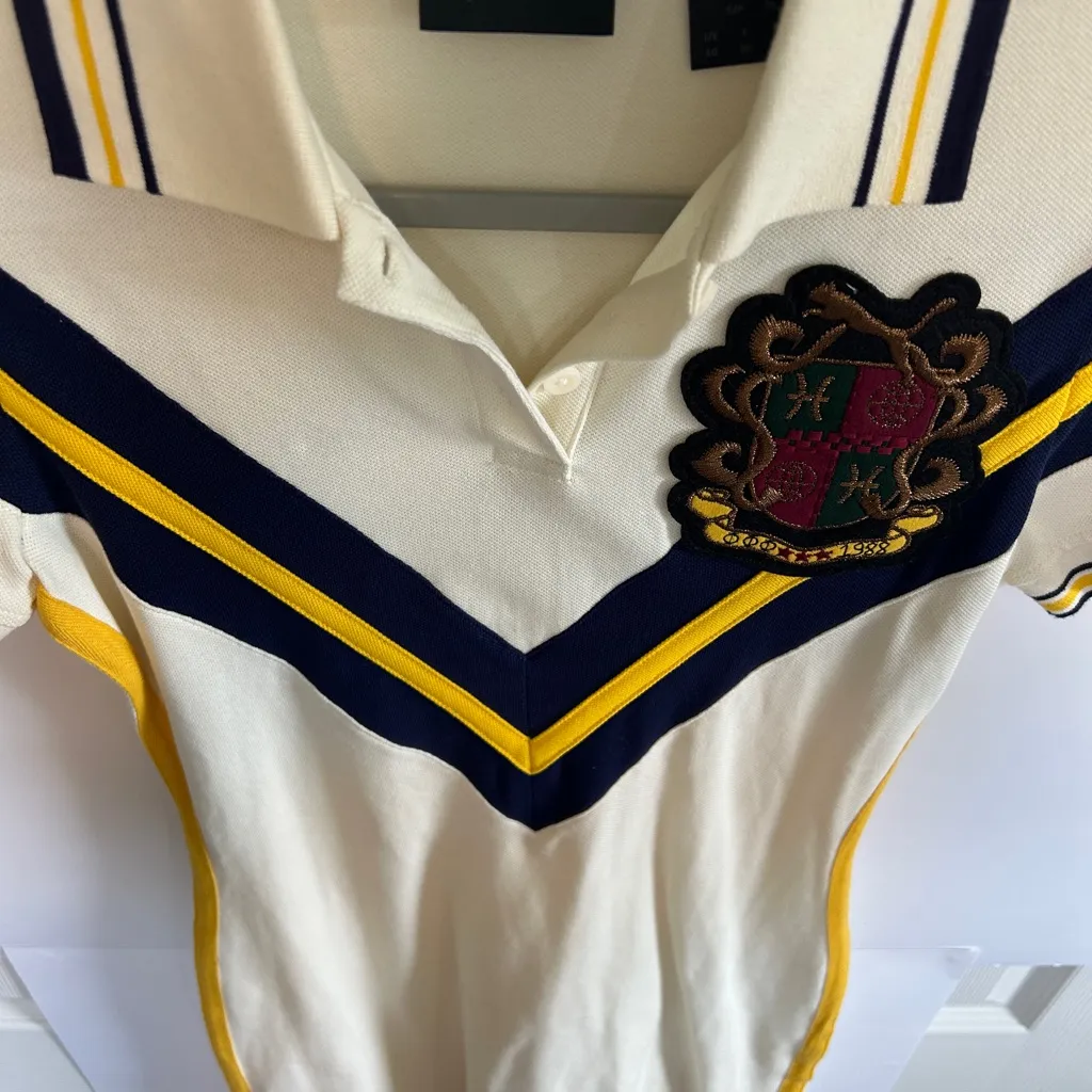 FENTY BY PUMA Varsity Tennis Dress in Vanilla Ice - Image 5