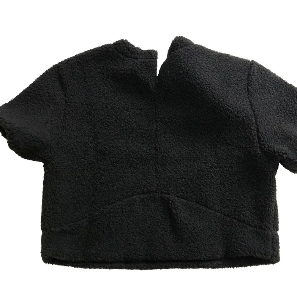 Textured Fleece Embroidered Logo T-Shirt - Image 2