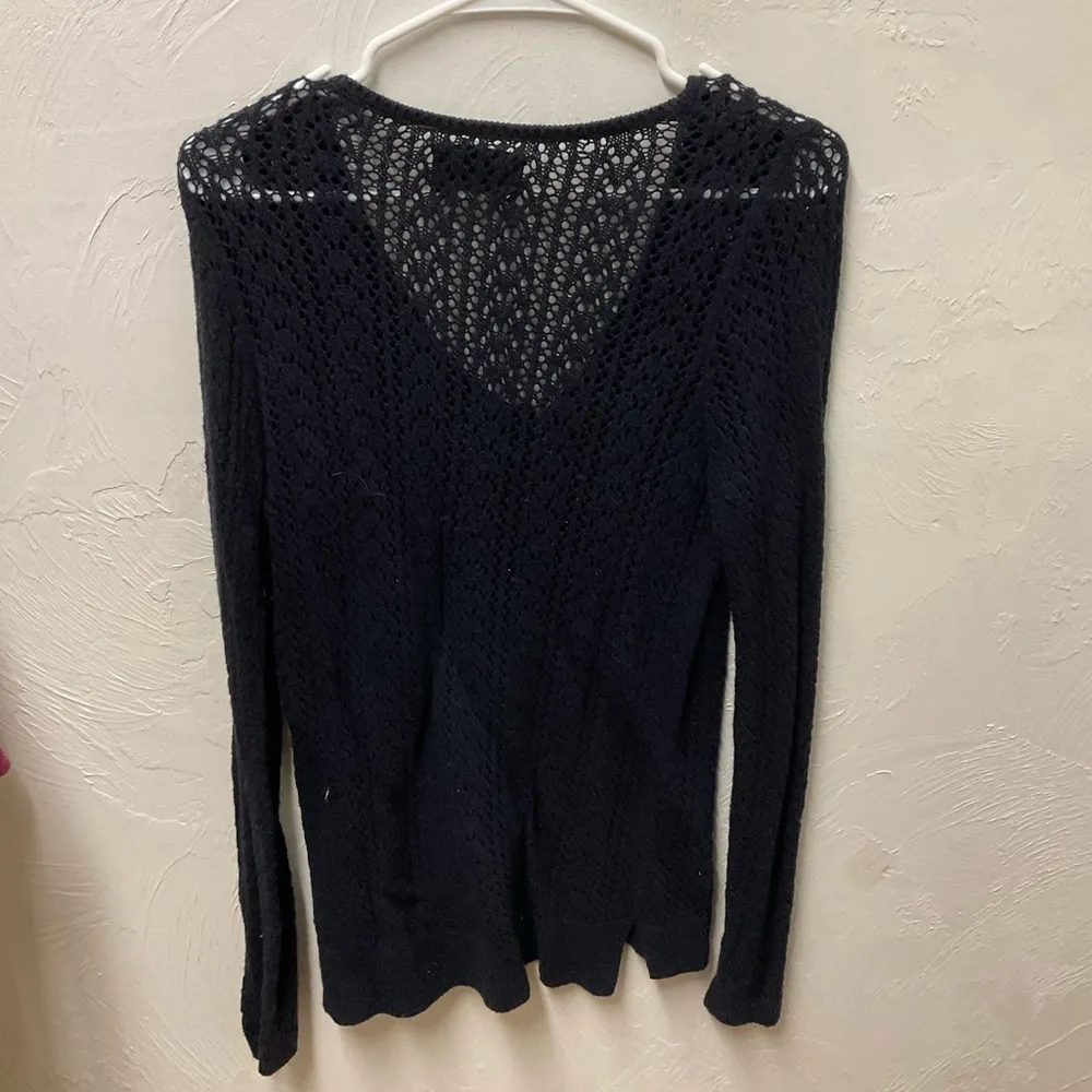 Gilly Hicks Navy Blue Knit Sweater - Image 3
