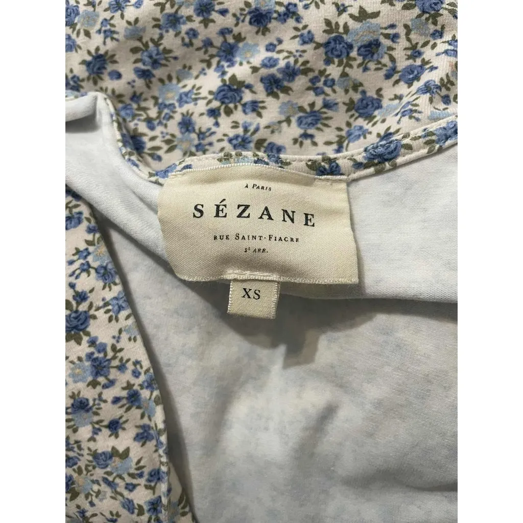 Sezane Size XS  Samantha Dress Short Wrap Floral - Image 10