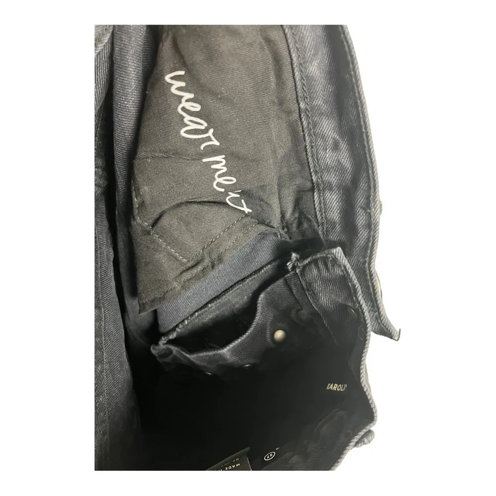 Grlfrnd Karolina Excuse My French Black Jeans Size 27 - Image 6