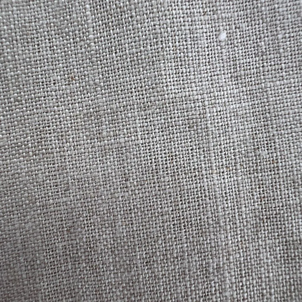 Le ParisPetite Sleeveless 100% Linen Shirt Dress Button Coastal Lagenlook USA XL Tan - Image 5