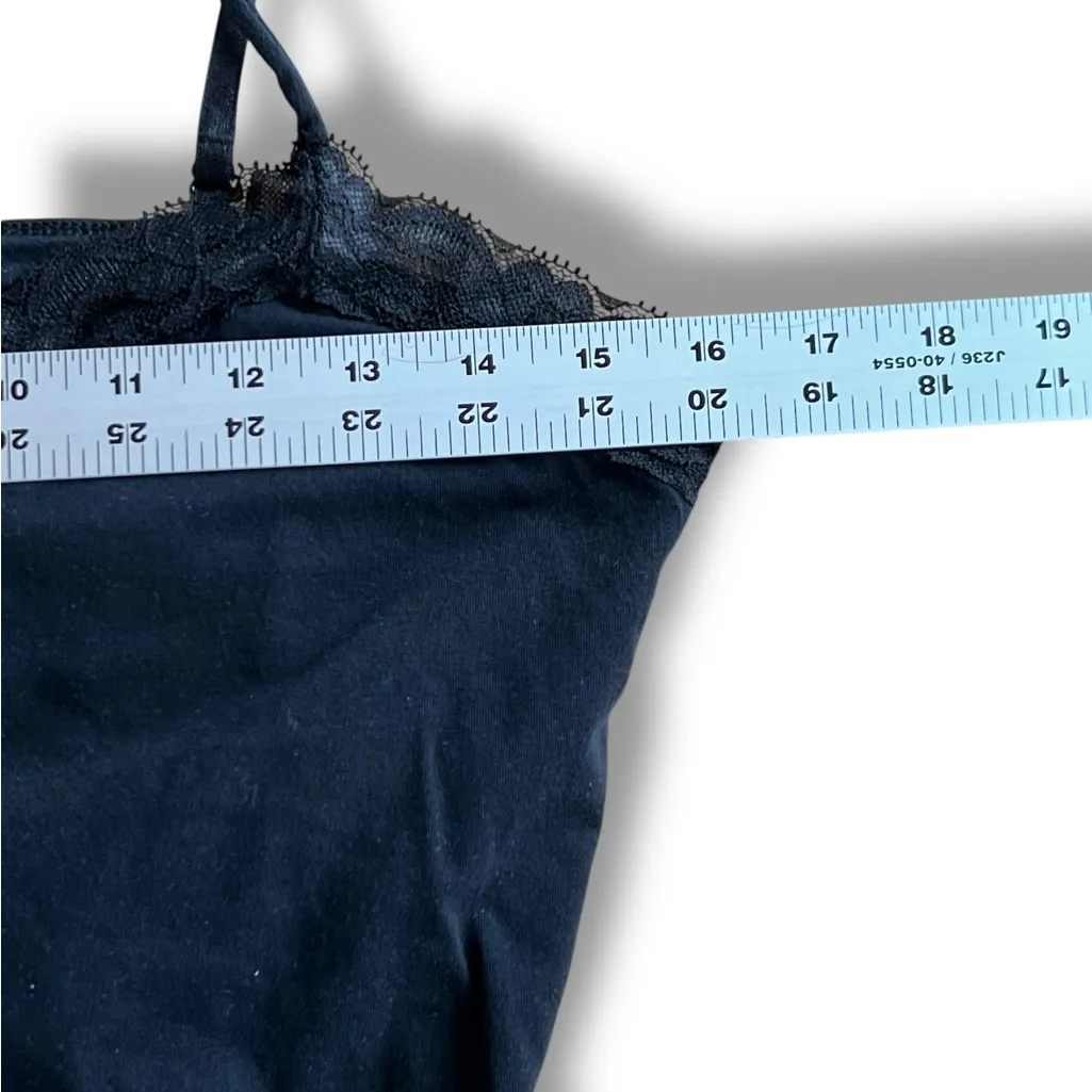 Y2K Vintage No Boundaries Camisole Top XL Black W/ Bra Fairy Grunge Whimsigoth - Image 3