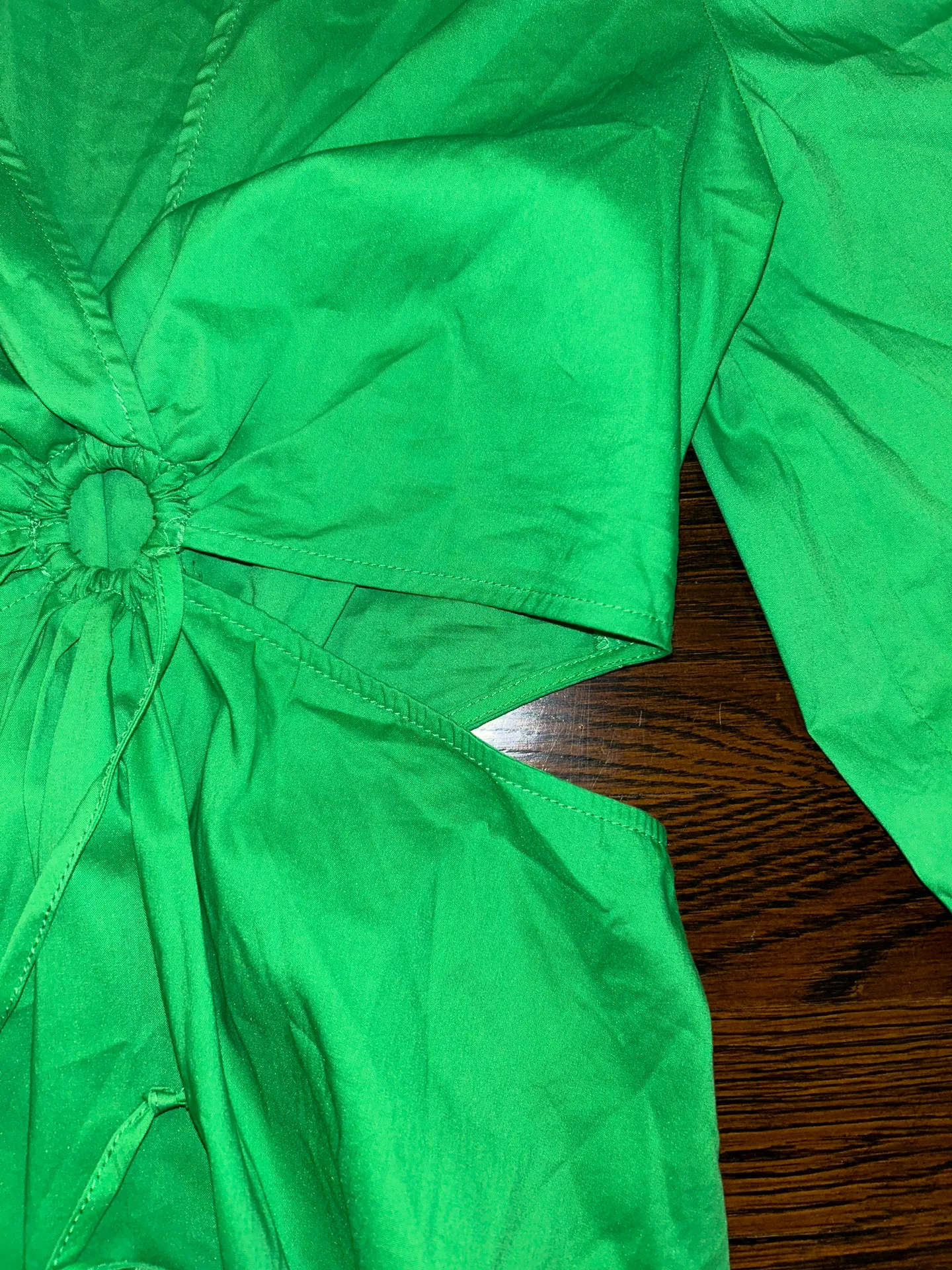 1960 Green Dress, size US small - Image 2