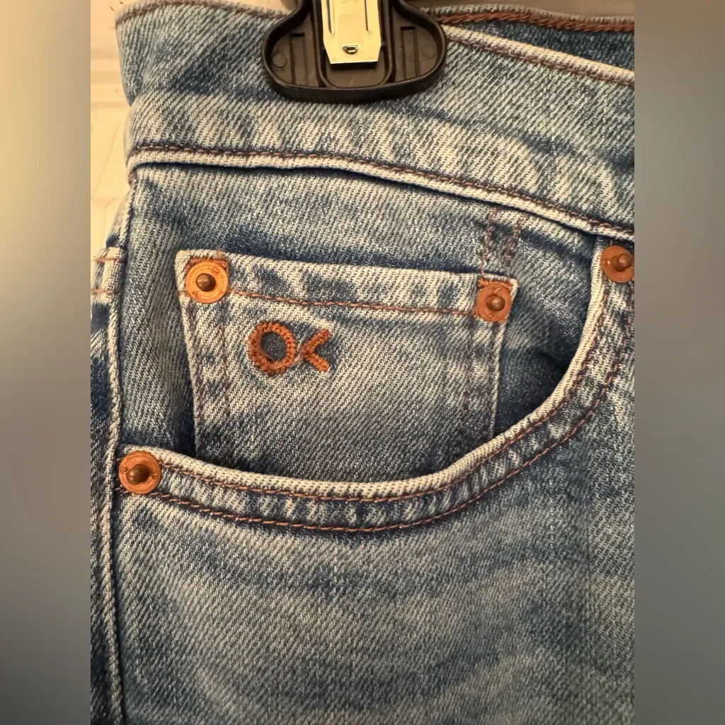 Outerknown The Costa Crop Jean Women's Blue Flared Jeans Size 27 - Image 9