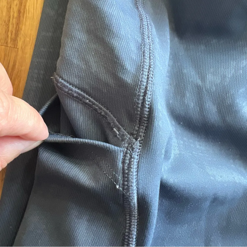 Under Armour RUSH Compression Leggings Blue Size L - Image 5