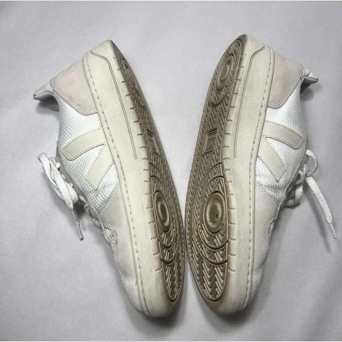 Veja V-10 B-Mesh White Natural Pierre Trainers sz. 8.5 Men's and 10.5 Women's - Image 13