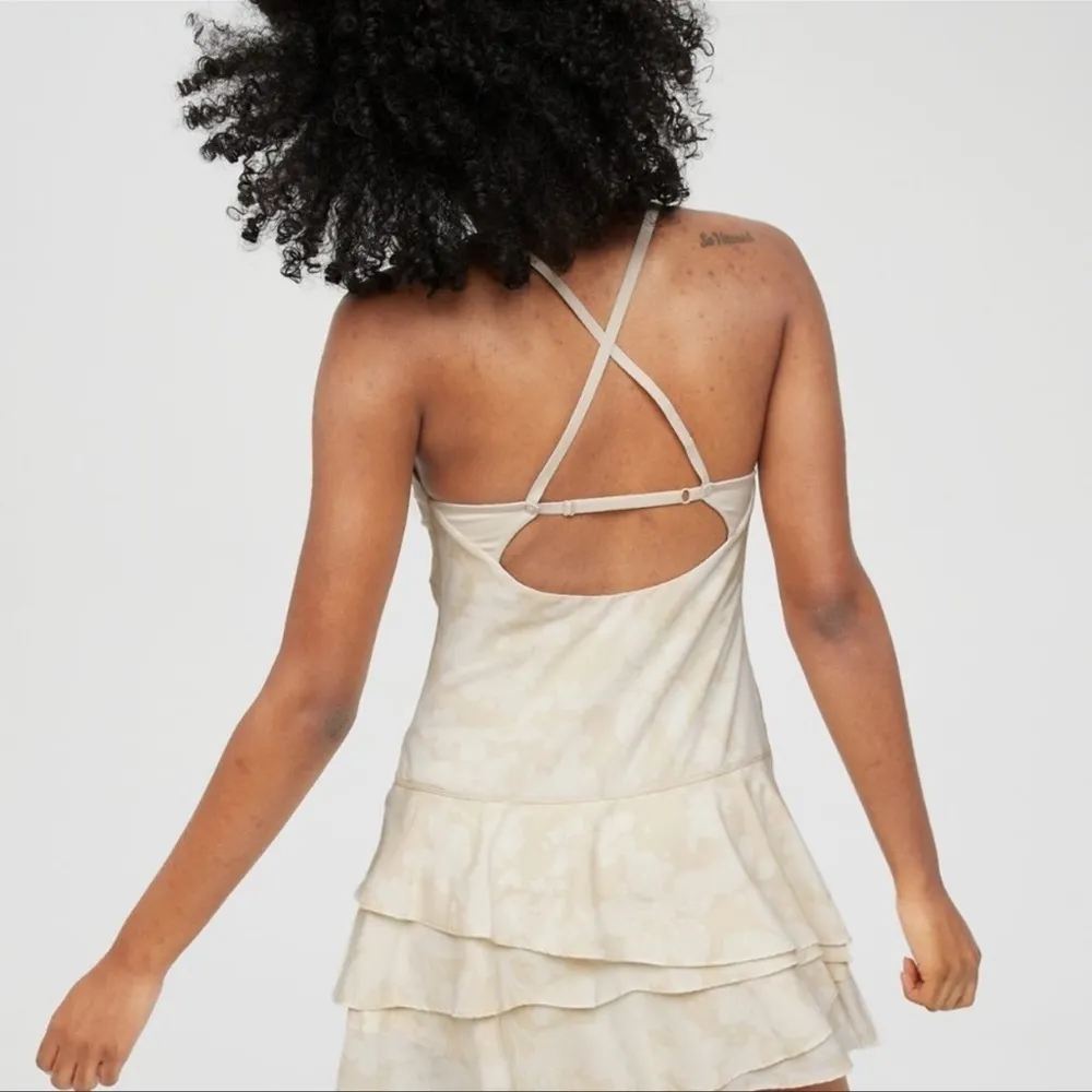 American Eagle  Maggie Ruffle Dress Workout Athletic Movement Offline Small - Image 2