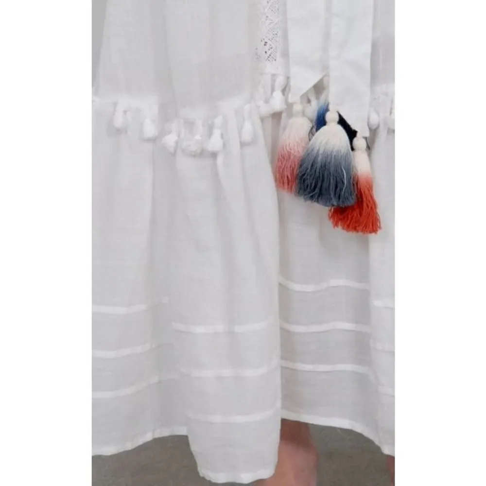 Trovata Birds of Paradis The Alana Sundress in Antique White NWT Sz. XS - Image 2