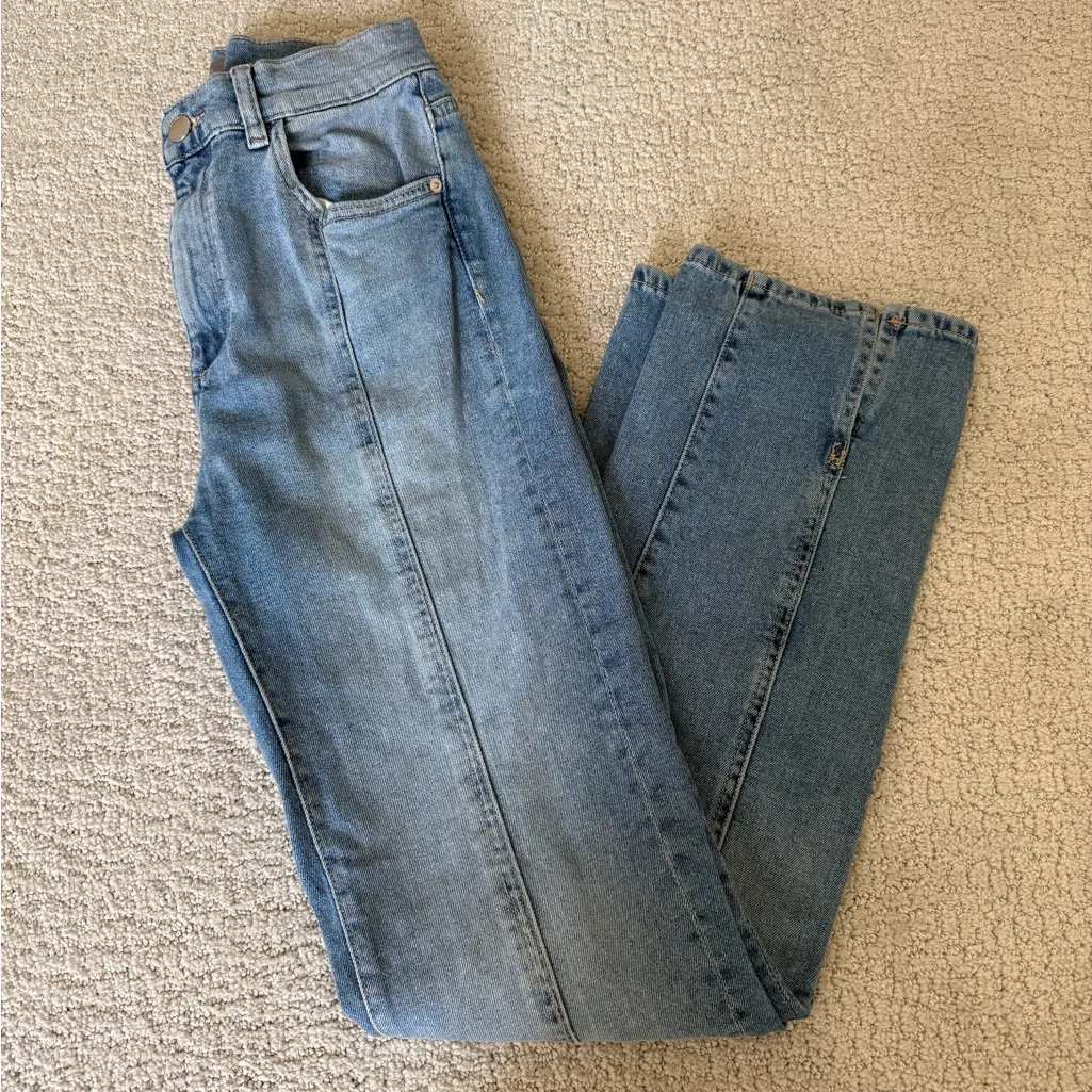 Jeans Patti Straight High Rise Vintage Size 25 Casual Boho Holiday Winter - Image 8