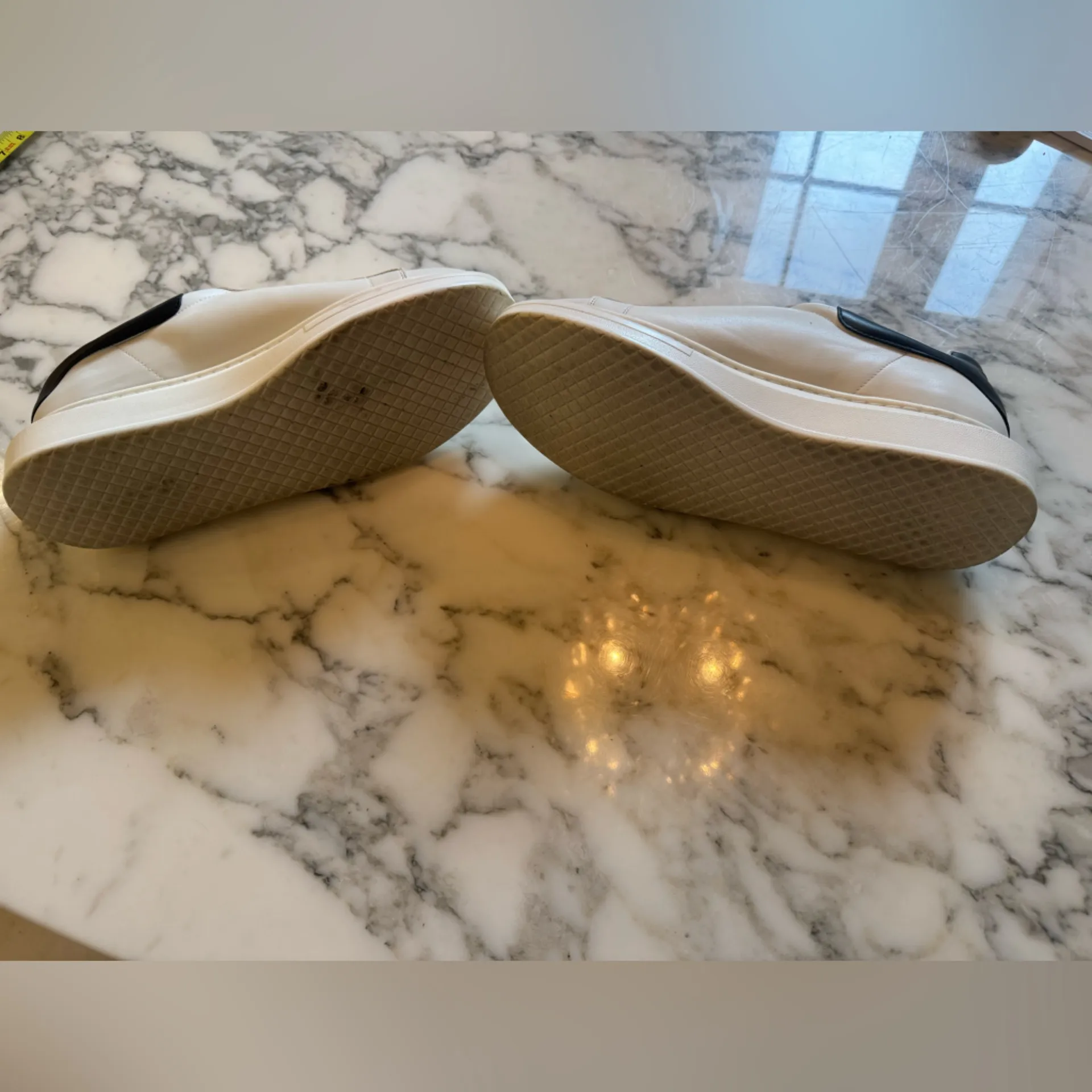 NWOT Steve Madden Gaines White/Black Faux Leather Platform Sneakers Women’s 11M - Image 6