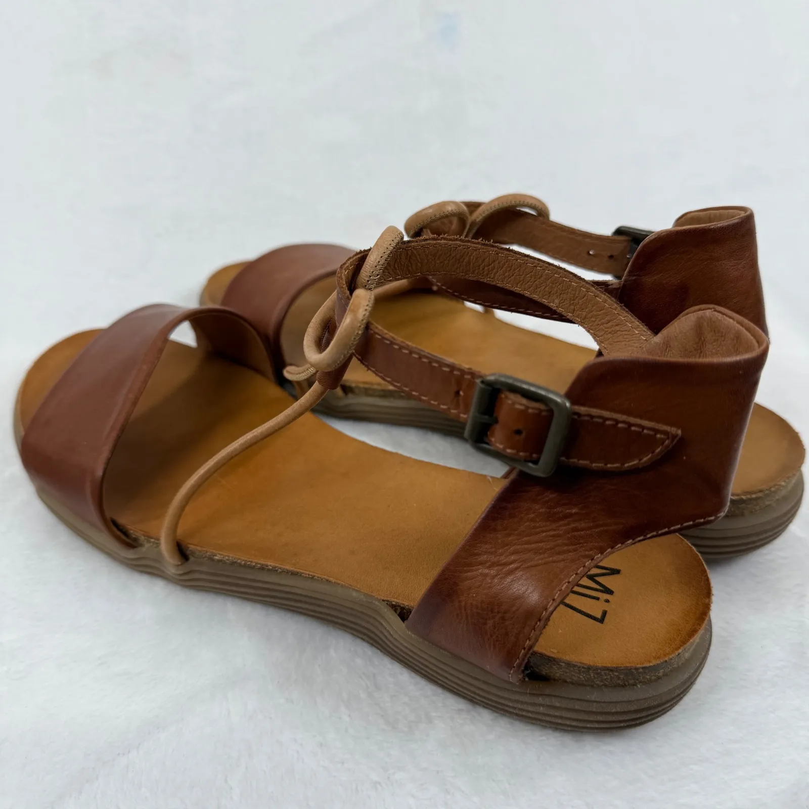 Miz Mooz New York City Leather T-Strap Gladiator Sandals Shoes Medina‎ 41 US 10 - Image 7