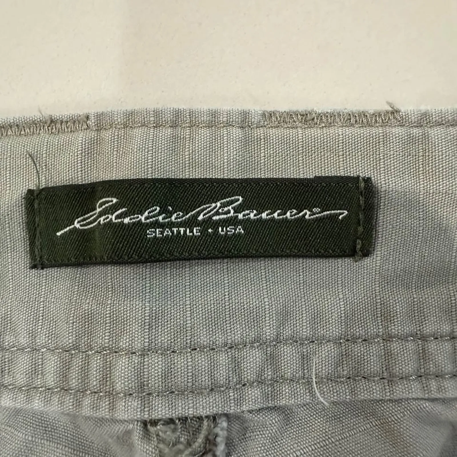 Eddie Bauer Blakely Fit Cropped Cargo Capri Utility Pants Women's 8 Sage Green - Image 5