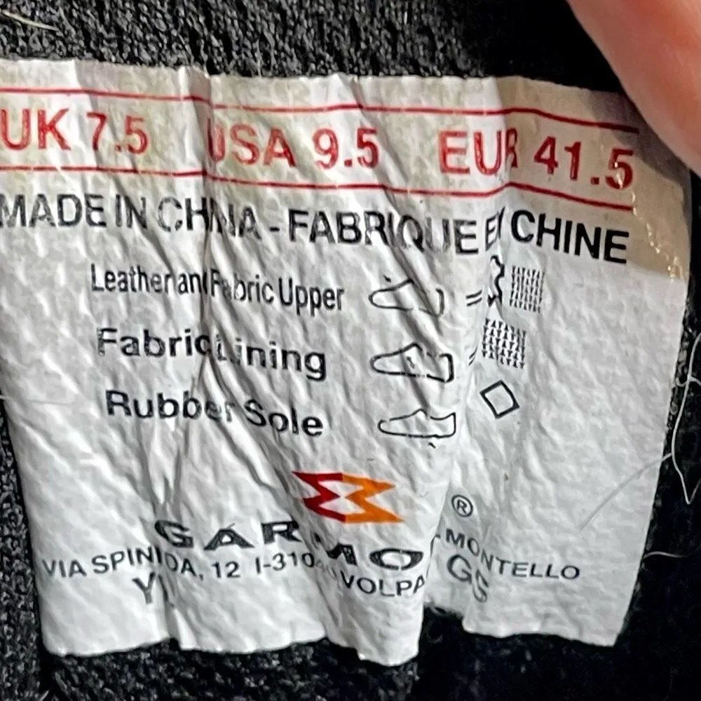 GARMONT NAGEVI Hiking Shoes Boots Vibram Soles Suede Leather Women's Size 9.5 Tan - Image 7