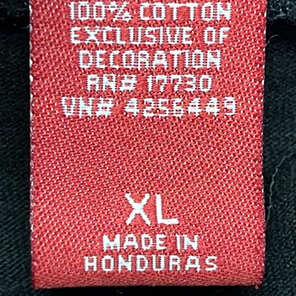 Black Christmas Thin Sweatshirt with Happy Holidays with Metallic Candy Cane- XL - Image 14