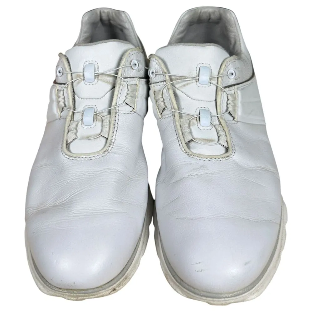 Footjoy FJ Pro SL Boa White Leather Golf Shoes 98137 Women's Size 8.5 - Image 9