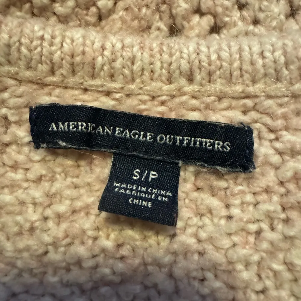 American Eagle Outfitters Pink Argyle Print Sweater Size Small. - Image 11