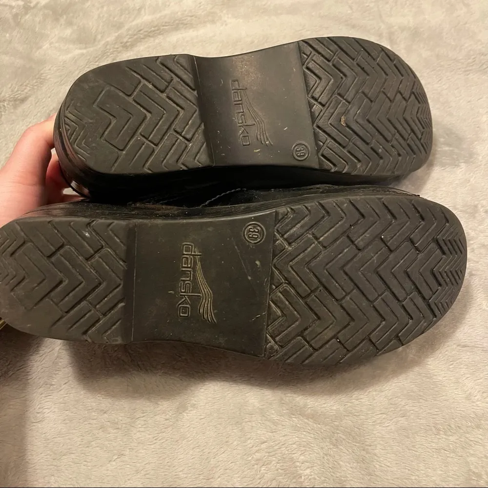 Dansko Professional Black Patent Clogs Size 39 - Image 6