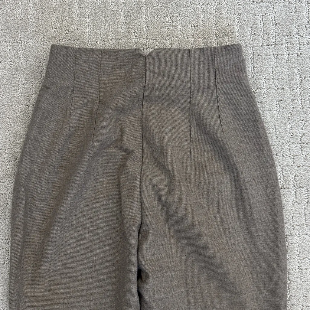 Zara Career Pants Slim Ankle Mid-Rise Stretch Back Waist 1608 - Image 7