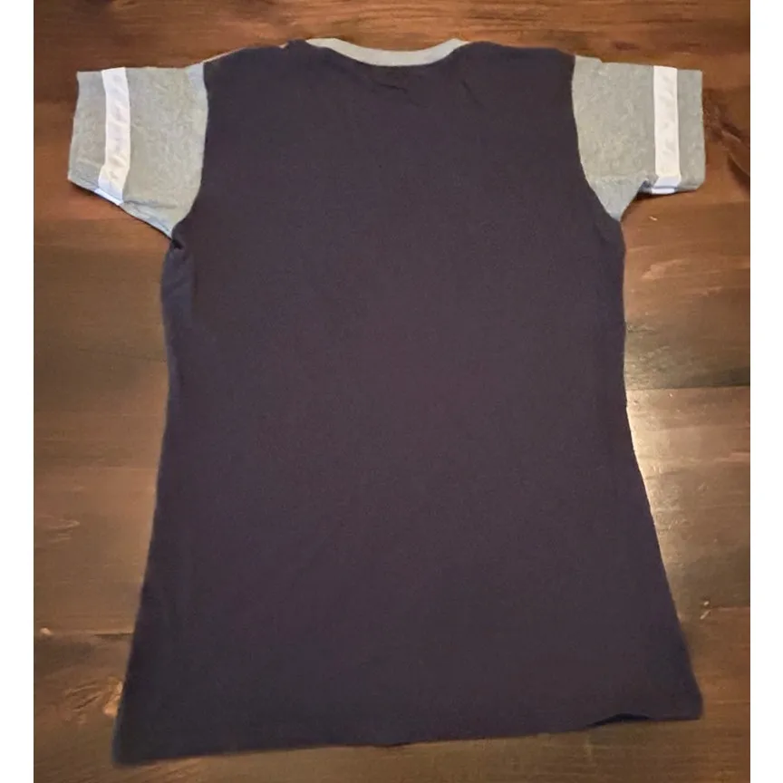 Chicago Bears‎ NFL Forty Seven Brand 100% Cotton Women's Blue TShirt Size Large - Image 2