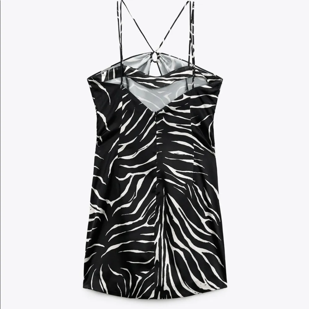 ZARA  Animal Print Short Dress - Image 8
