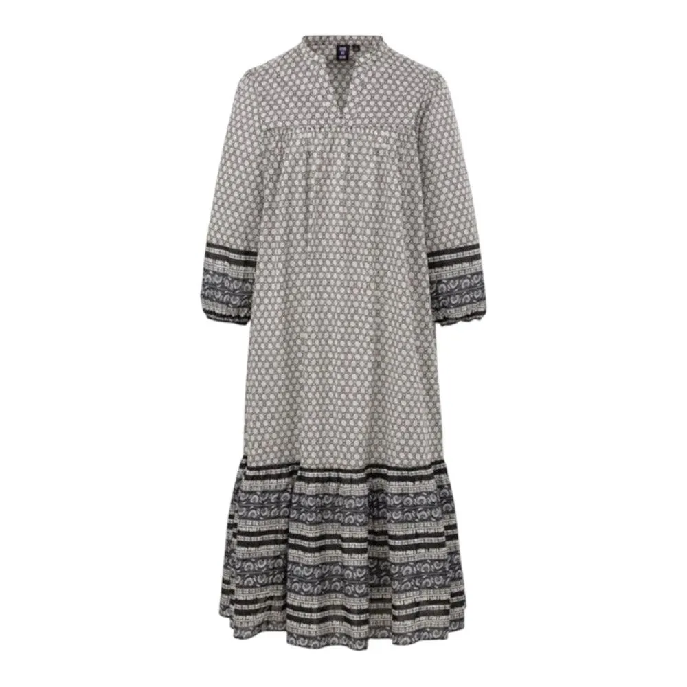 Anna Sui x Uniqlo Boho Peasant Midi Dress - Cotton - Size Large - Image 2