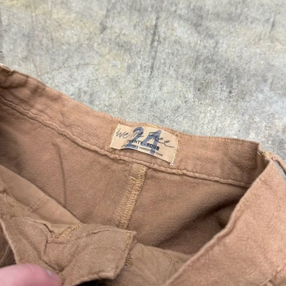 Free People Faded love pull on linen blend pants - Image 6