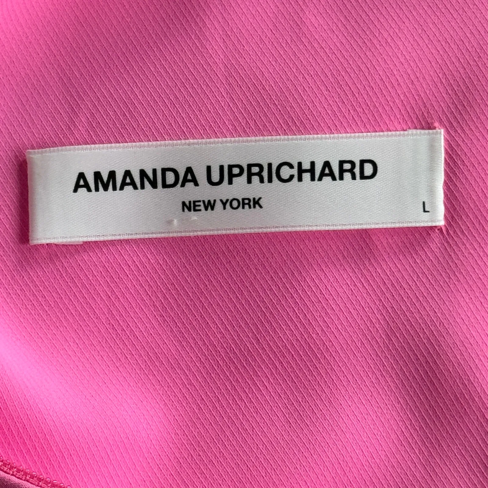 Amanda Uprichard Allora‎ Mini Dress Shocking Pink Size Large Barbie - Image 6