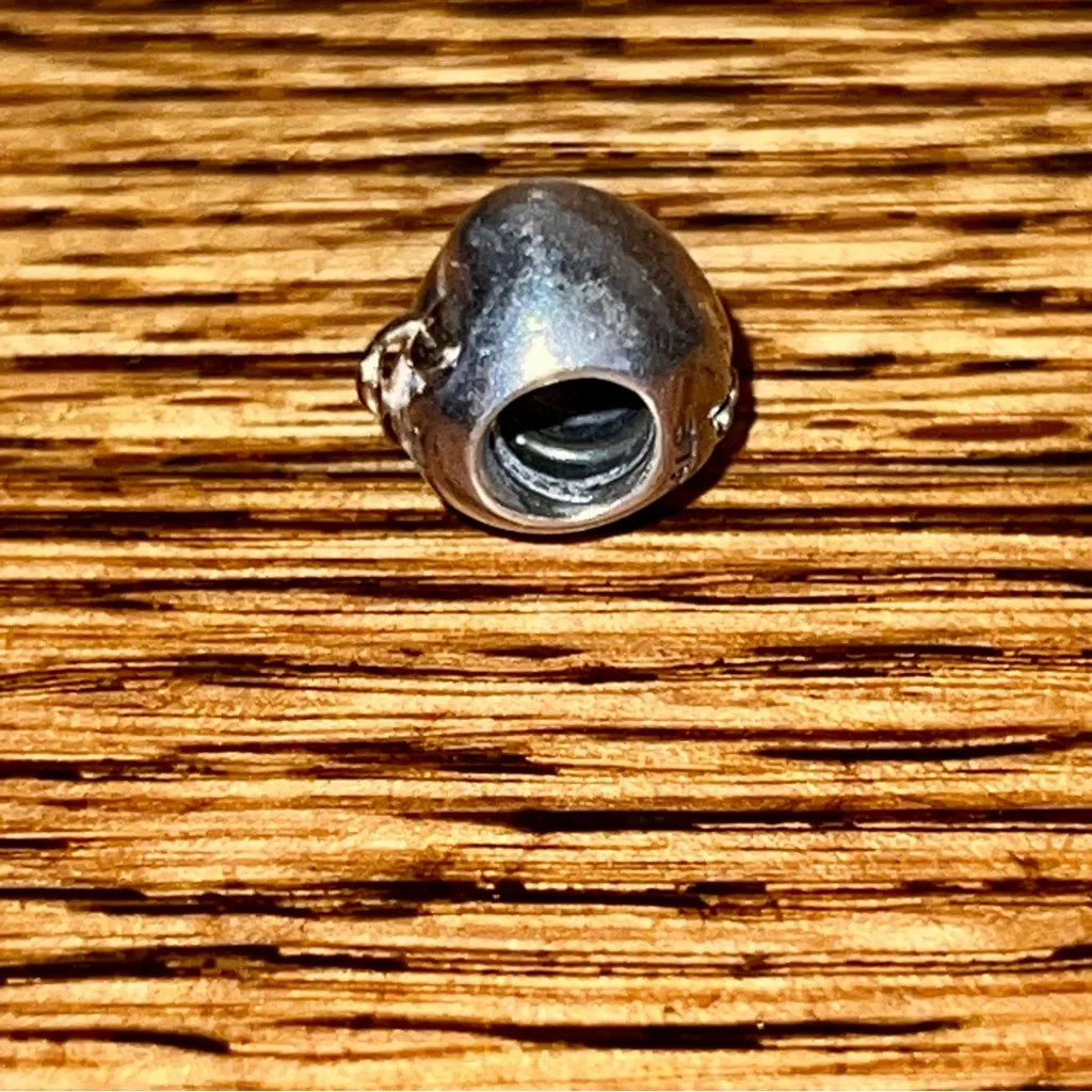 Pandora 791026 Silver & 14k Yellow Gold Education Apple of My Eye Charm - Image 8