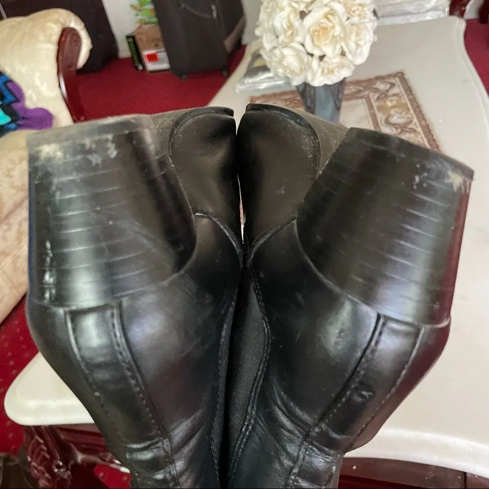 Sam Edelman  Reesa Black Chelsea Leather Ankle Booties- Size 6.5 - Image 10