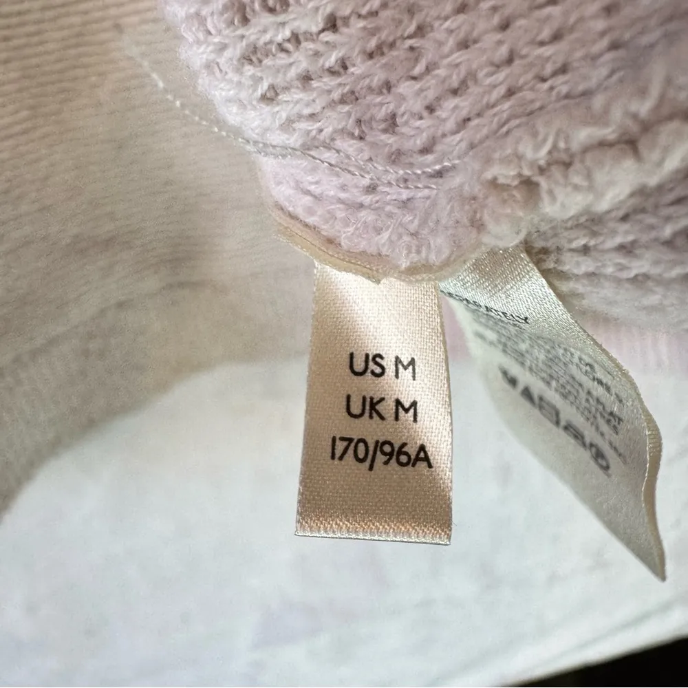 Ottoman Slouchy Tunic in Ecru Mock Neck Oversized Pullover Medium - Image 13