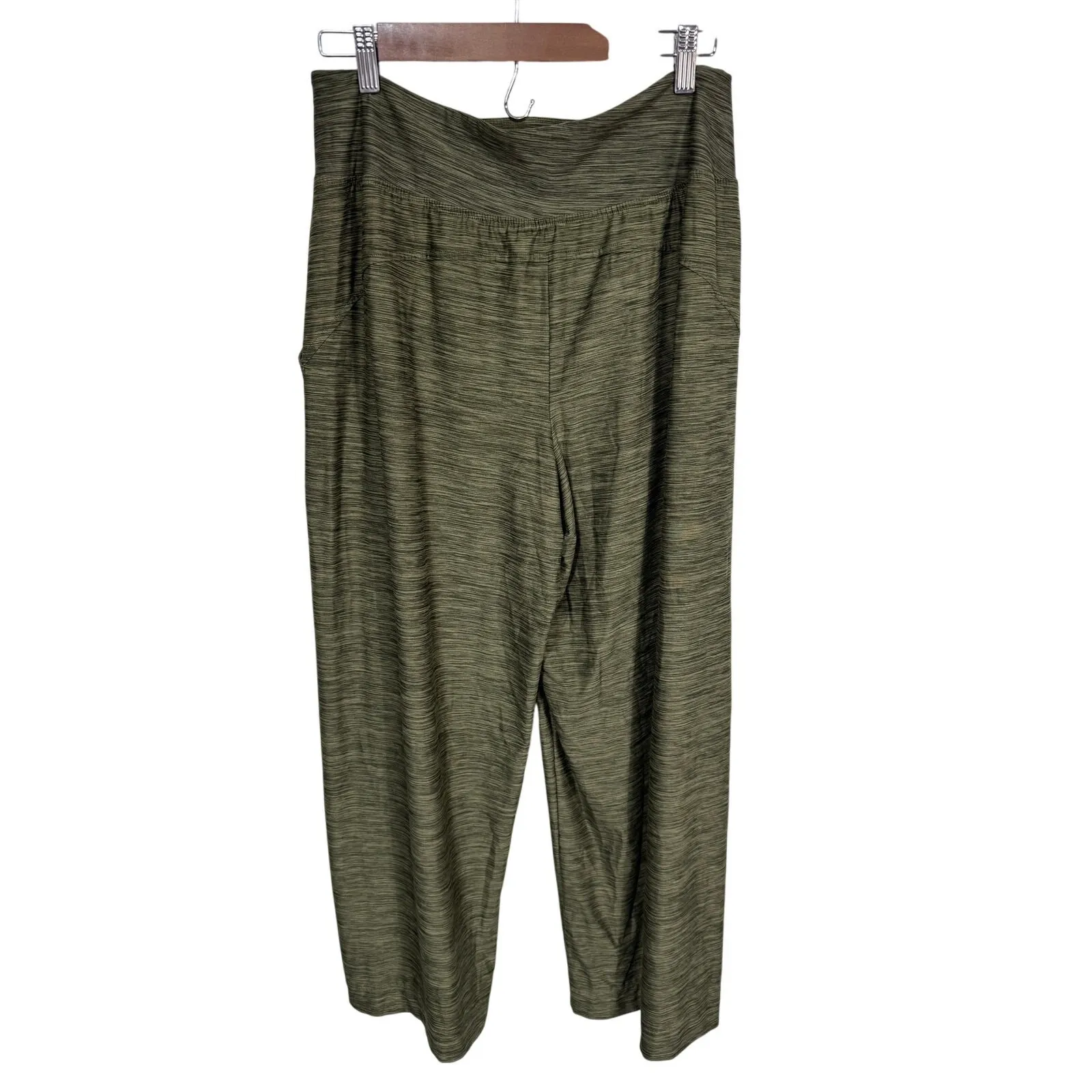 All In Motion Wide Leg Pull-On Pants Athleisure Minimalist Stretchy Women's L - Image 6