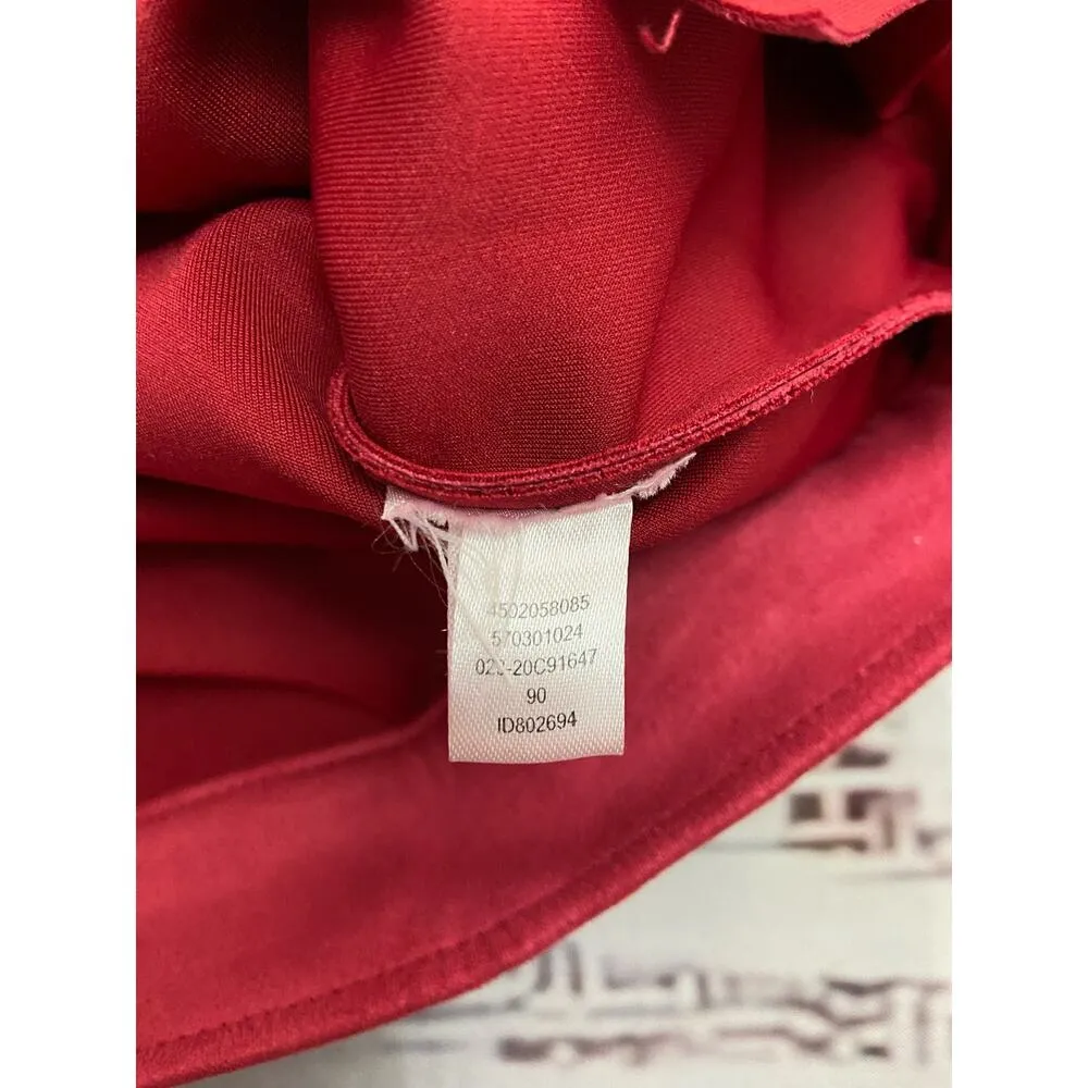 Chicos 0 Faux Suede Jacket Womens S Long Sleeve Collared Front Pockets Magenta - Image 10