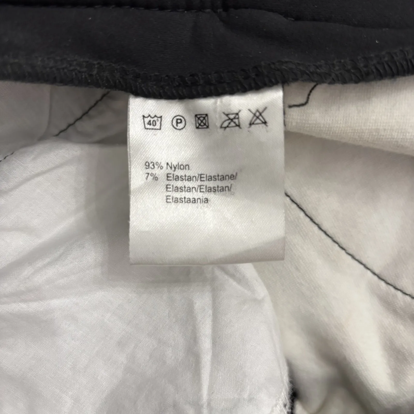 Hooks CRW Riding Breeches Womens 42 EU 8/10 Black Grip Sticky Seat Equestrian - Image 8