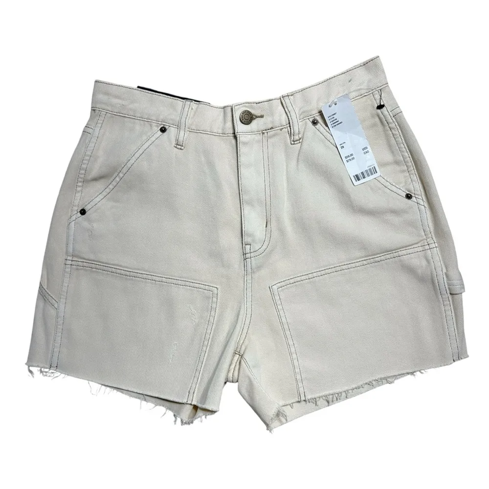 Urban Outfitters BDG High Rise Carpenter Denim Shorts Womens 29 - Image 2