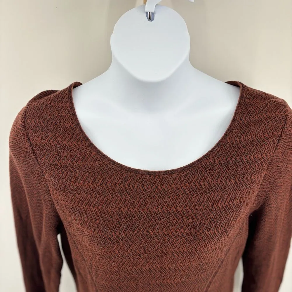 Peruvian Connection Pima Cotton Printed Knit Sweter Dress Womens Size XL - Image 4