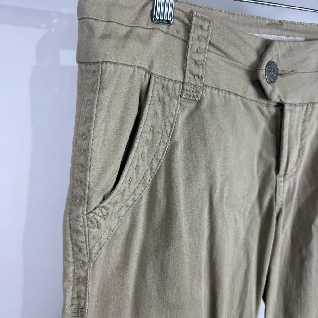 BKE Casuals Tan Khaki Wide Leg Pants Size 25 - Image 3