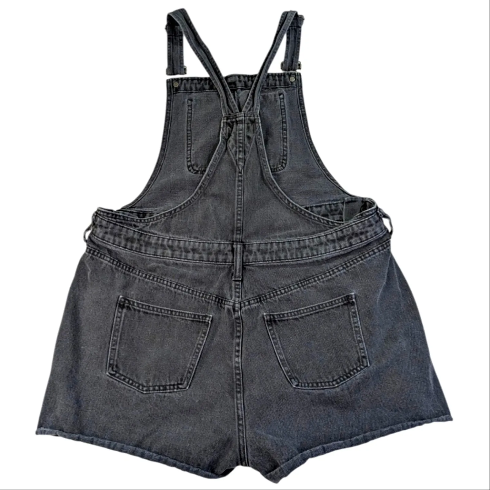 Madewell Adirondack Overall Shorts GUC $118  Size  XL    J1650 - Image 7