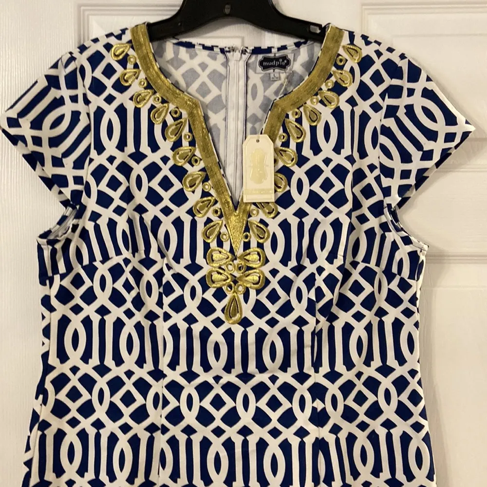 MUDPIE Jacks Dress size L length 38” bust 38” brand new with tags - Image 2