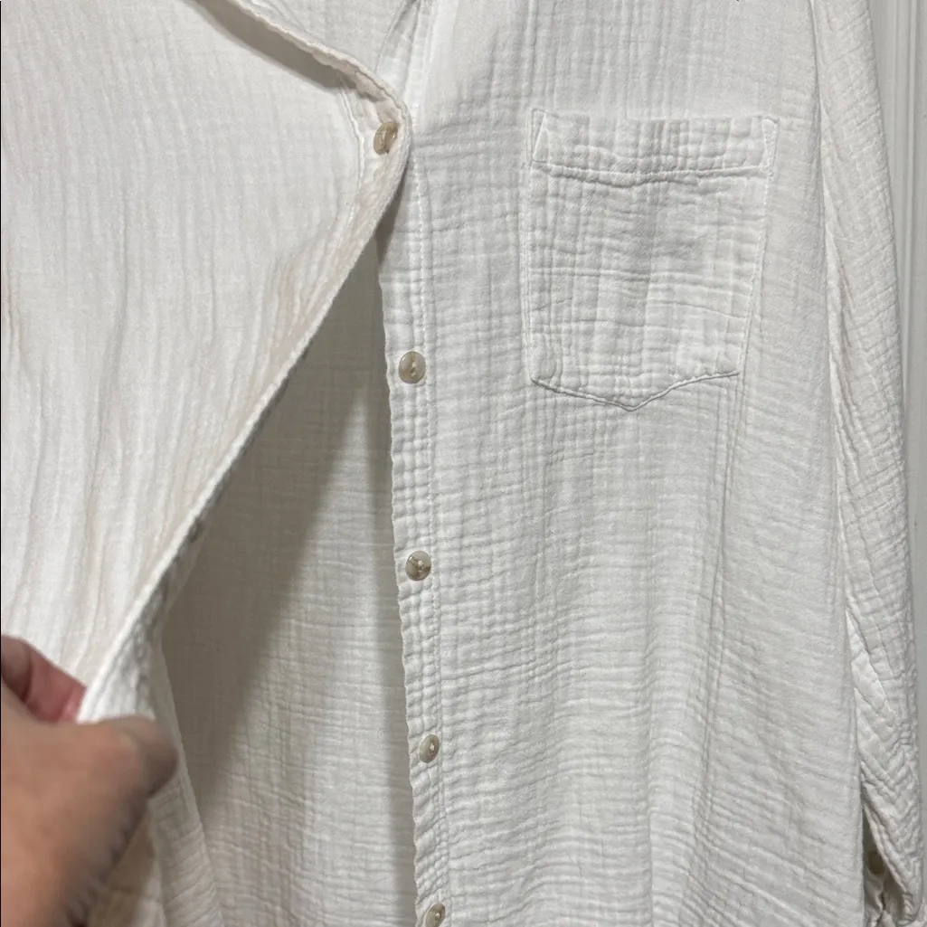 Universal Thread White 100% Cotton Shirt XXL - Image 3