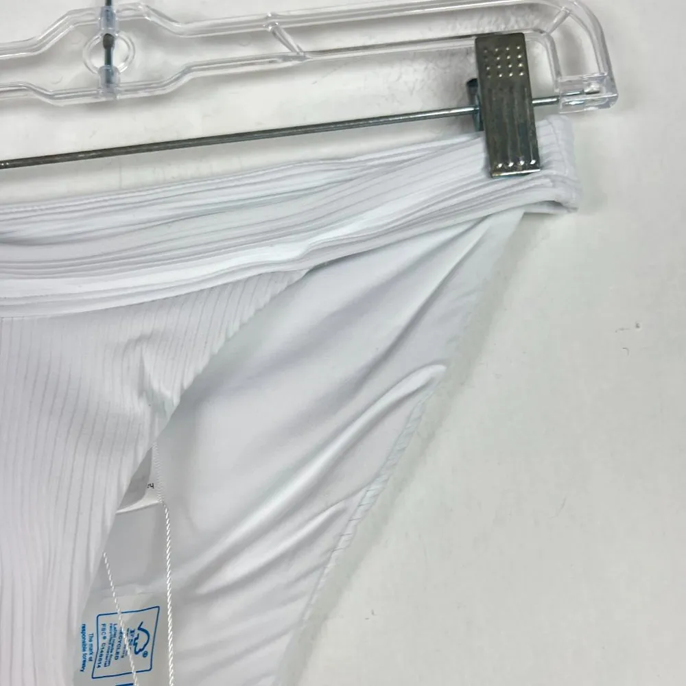 NWT Andie Swim The Banded Cheeky Rib Bottom Bikini Bottoms White Size XS NEW - Image 5