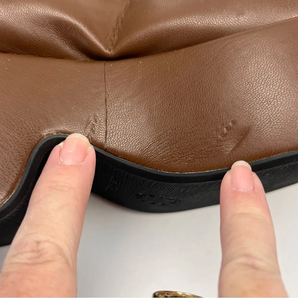 Simon Miller Hustler Vegan Leather Ankle Boot Women SZ 40 10 Brown Platform NWOT - Image 11